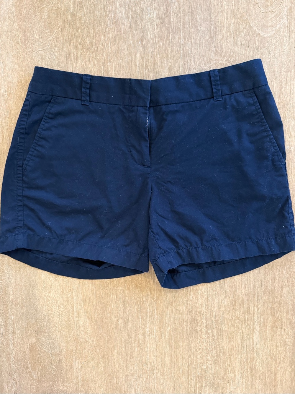 J.Crew Broken-In Chino Shorts Navy Blue 100% Cotton Women’s Size 6